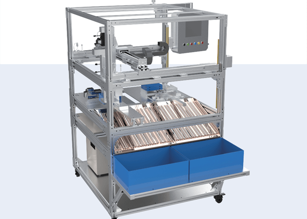 锂电池开壳取芯设备